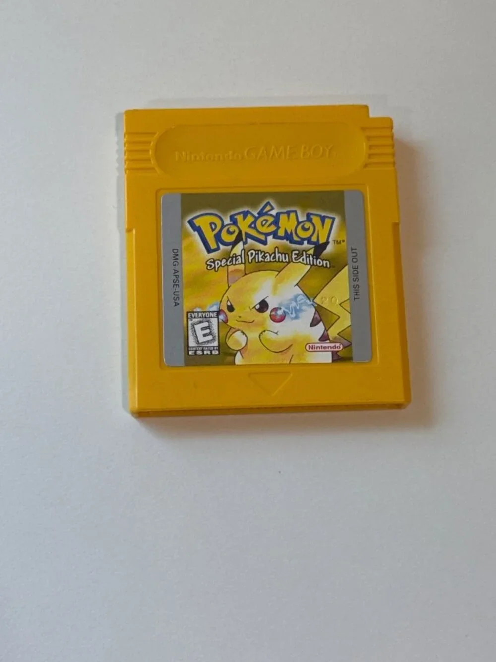 Pokemon Special Pikachu Edition Game Boy Cartridge Yellow Authentic Vintage